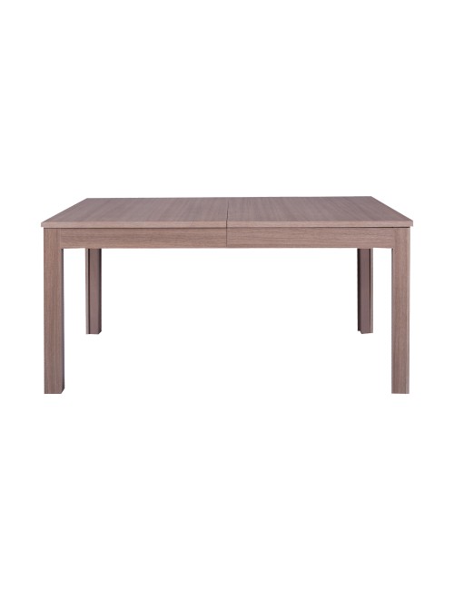 Tavolo allungabile Lipsia 160x90 colore grigio larice con gambe centrali in legno massiccio
