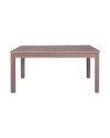 Tavolo allungabile Lipsia 160x90 colore grigio larice con gambe centrali in legno massiccio