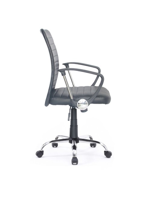 Poltrona ufficio base cromata Asgar colore nero