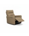 Poltrona relax softwave recliner elettrico in tessuto camel – Comfort garantito