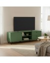 Mobile porta Tv Aldo1 con anta cassetti e vano a giorno 182x40x50,1H colore verde