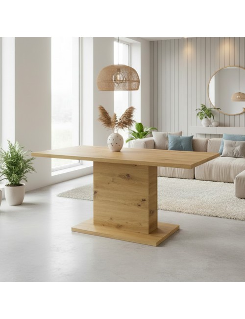 Tavolo Rettangolare Follow162 160x80x76h Colore Rovere