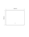 Specchio smart rettangolare YJ-7090A con retroilluminazione 90x70