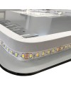 Specchio smart rettangolare YJ-70100A con retroilluminazione 100x70