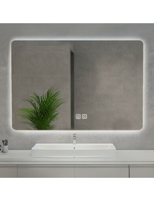 Specchio smart rettangolare YJ-70120A con retroilluminazione 120x70