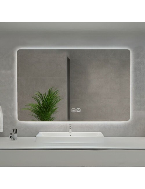 Specchio smart rettangolare YJ-70140A con retroilluminazione 140x70