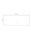 Specchio smart rettangolare YJ-70180A con retroilluminazione 180x70