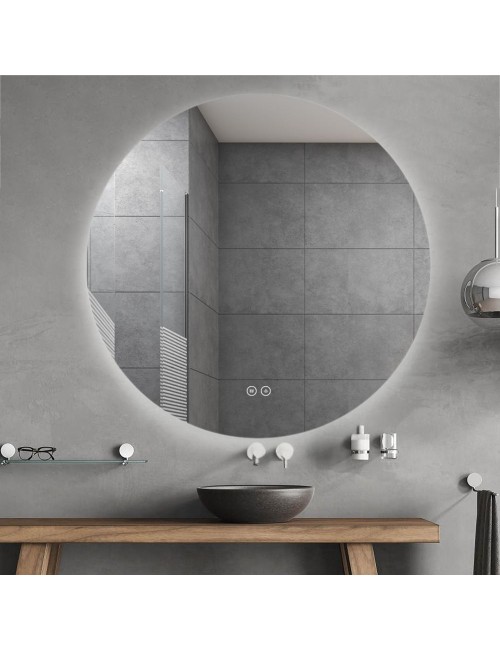 Specchio smart rotondo anti-appannamento YJ-150A diametro 150x150