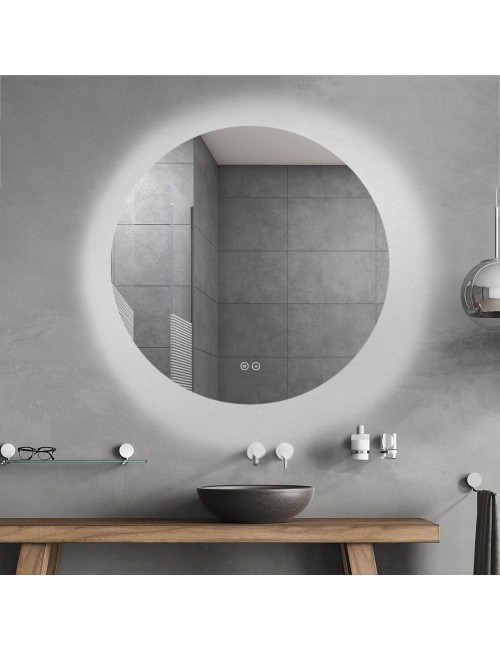 Specchio smart rotondo anti-appannamento YJ-70A diametro 70x70