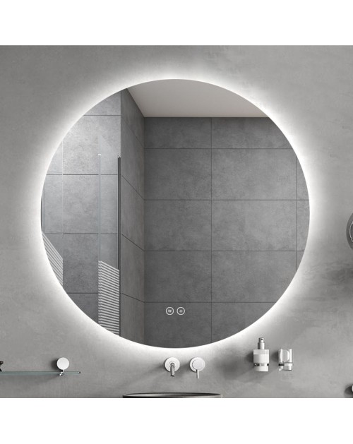 Specchio smart rotondo anti-appannamento YJ-110A diametro 110x110