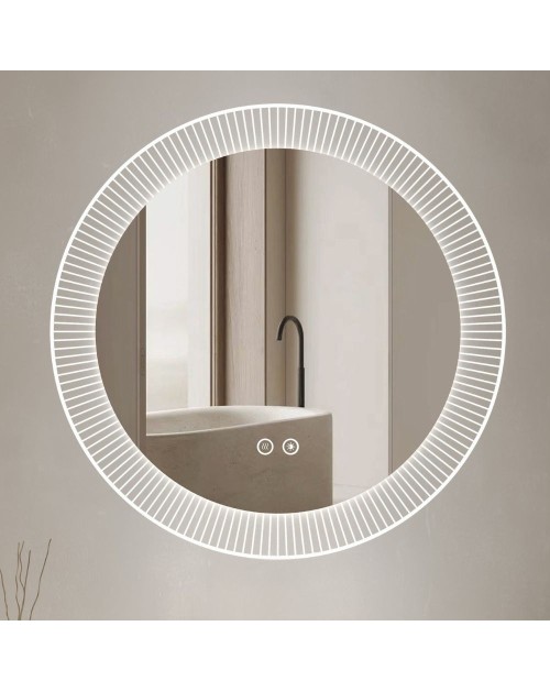 Specchio smart rotondo anti-appannamento YJ-3001-60 diametro 60x60