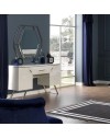 Camera da letto Rams armadio 2 ante scorrevoli colore bianco lucido