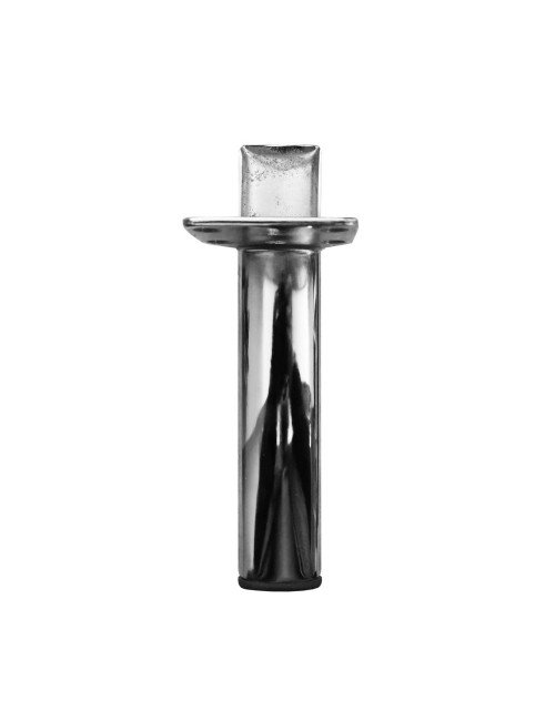 Piede in acciaio cromato per mobile Scoby H 17 cm.