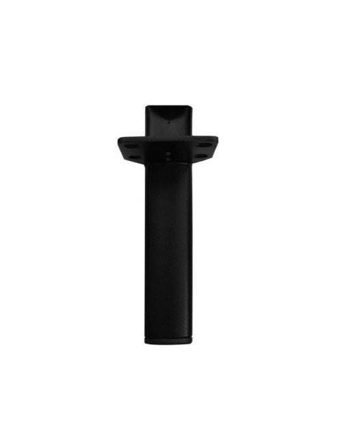Piede in acciaio nero per mobile Scoby H 15 cm.