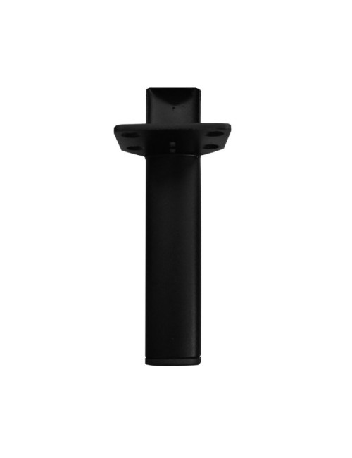 Piede in acciaio nero per mobile Scoby H 17 cm.