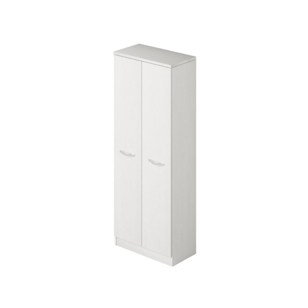 Armadio portascope con 5 ripiani Gabriella 180 colore bianco frassinato