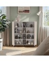Mobile contenitore Marini 2 ante e 4 vani a giorno cashmere 150x43x154 cm push pull
