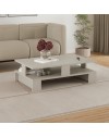 Tavolo da salotto cashmere doppio ripiano Mansu