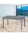 Tavolo allungabile rettangolare Firenze 110x70 colore cemento