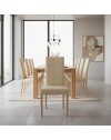 Set 2 sedie similpelle Giada colore beige