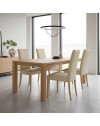 Set 2 sedie similpelle Giada colore beige
