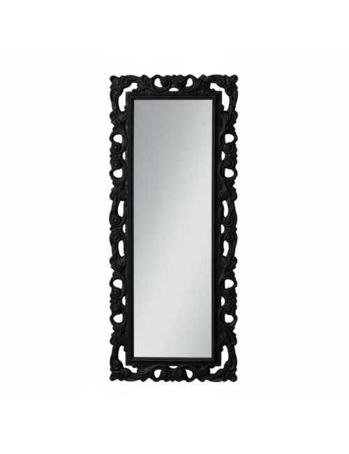 Specchiera Anna 76x180 cm. colore nero lucido