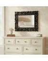 Specchiera Madrid 101x82h colore nero lucido