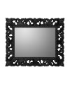 Specchiera Madrid 101x82h colore nero lucido