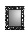 Specchiera Madrid 101x82h colore nero lucido