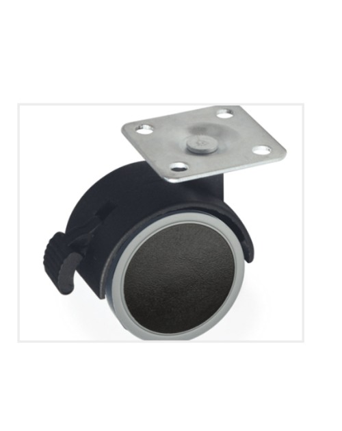 Ruota pivotante diametro 50 con freno