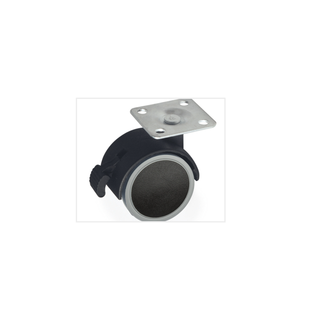 Ruota pivotante diametro 50 con freno