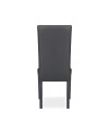 Set 2 Sedie Nancy ecopelle colore grigio antracite