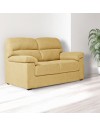 Divano 2 posti Alenda tessuto Roma14 colore giallo 160x98x92h