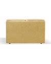 Divano 2 posti Alenda tessuto Roma14 colore giallo 160x98x92h