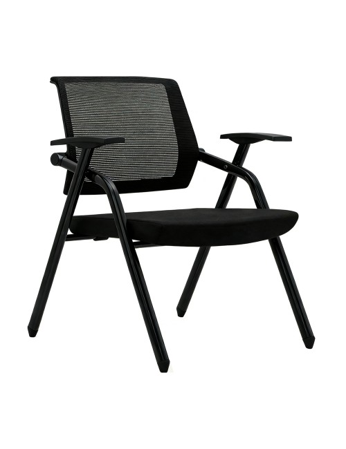 Sedia da Ufficio Fabula con Schienale in Rete e Gambe in metallo nero