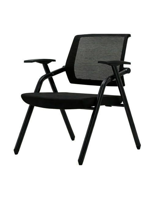 Sedia da Ufficio Fabula con Schienale in Rete e Gambe in metallo nero