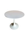 Tavolo rotondo bianco opaco Derek 90x90x73H