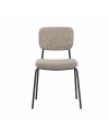 Set 4 Sedie imbottite Juno Aragon taupè 44x55x83H – Il comfort in stile industriale