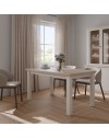 Tavolo Allungabile Essenza Rovere e bianco 150/200 cm – Stile Classico Moderno