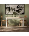 Tavolo Allungabile Essenza Rovere e bianco 150/200 cm – Stile Classico Moderno