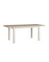 Tavolo Allungabile Essenza Rovere e bianco 150/200 cm – Stile Classico Moderno