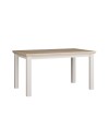 Tavolo Allungabile Essenza Rovere e bianco 150/200 cm – Stile Classico Moderno