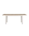 Tavolo Allungabile Essenza Rovere e bianco 150/200 cm – Stile Classico Moderno