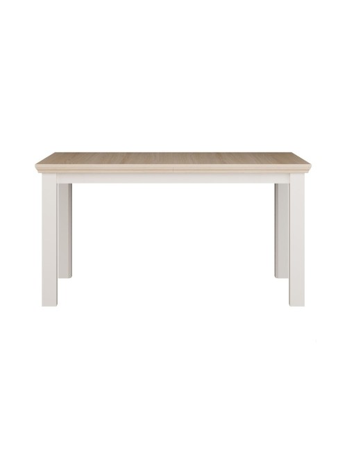 Tavolo Allungabile Essenza Rovere e bianco 150/200 cm – Stile Classico Moderno