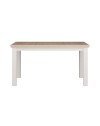 Tavolo Allungabile Essenza Rovere e bianco 150/200 cm – Stile Classico Moderno