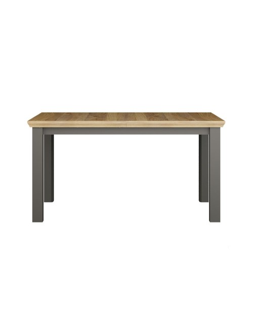 Tavolo Allungabile Essenza Rovere e Grigio Scuro 150/200 cm – Stile Classico Moderno