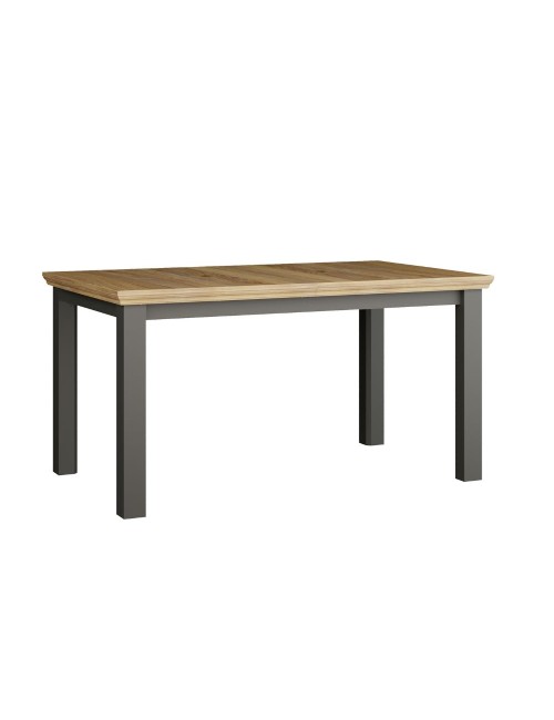 Tavolo Allungabile Essenza Rovere e Grigio Scuro 150/200 cm – Stile Classico Moderno