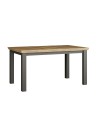 Tavolo Allungabile Essenza Rovere e Grigio Scuro 150/200 cm – Stile Classico Moderno