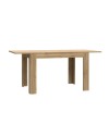 Tavolo Allungabile Neutra Rovere Medio 120/175 cm con Gambe Squadrate