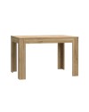 Tavolo Allungabile Neutra Rovere Medio 120/175 cm con Gambe Squadrate